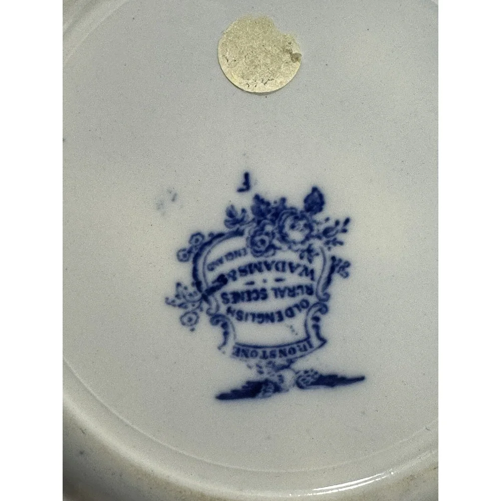 Flow Blue Adams Ironstone 9